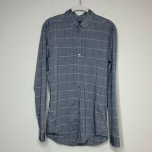Boss Hugo Boss Gray Slim Fit Button Up Shirt Size S